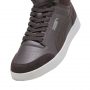 נעלי סניקרס פומה לגברים PUMA Shuffle Mid Fur Flat - חום