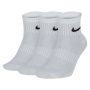 גרב נייק לגברים Nike Everyday Lightweight Training Ankle Socks 3 - לבן