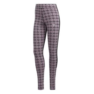 טייץ אדידס לנשים Adidas Originals Aop Tights - שחור