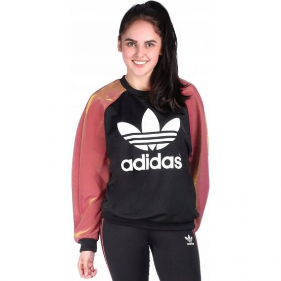 סווטשירט אדידס לנשים Adidas Originals Space - שחור