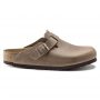 כפכפי בירקנשטוק לנשים Birkenstock Boston - בז'