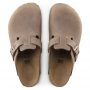 כפכפי בירקנשטוק לנשים Birkenstock Boston - בז'