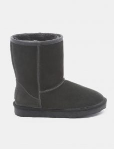מגפי סוונטי ניין לנשים Seventy Nine High quality suede fur boots - אפור