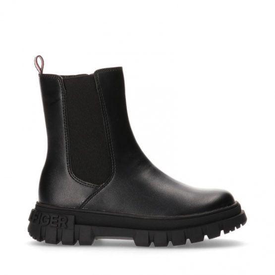 מגפי טומי הילפיגר לנשים Tommy Hilfiger Bootie Black ankle - שחור