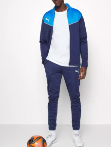 חליפת ספורט פומה לגברים PUMA individual RISE Tracksuit - כחול