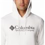 סווטשירט קולומביה לגברים Columbia CSC BASIC LOGO II HOOD - לבן