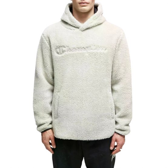 סווטשירט צ'מפיון לגברים Champion Hooded Top - קרם