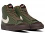 נעלי סניקרס נייק לגברים Nike M Blazer Mid 77 - חום/ירוק זית