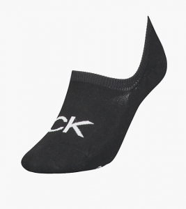 גרב קלווין קליין לגברים Calvin Klein Footie High Cut 1p - שחור