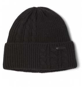 כובע קולומביה לנשים Columbia AGATE PASS CABLE KNIT BEANIE  - שחור