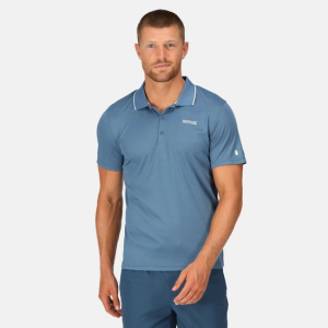 חולצת פולו רגטה לגברים Regatta Maverick V Active Polo Shirt - כחול