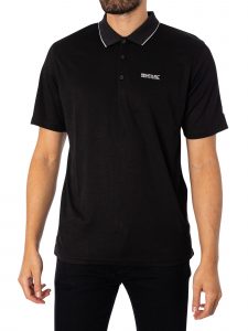 חולצת פולו רגטה לגברים Regatta Maverick V Active Polo Shirt - שחור