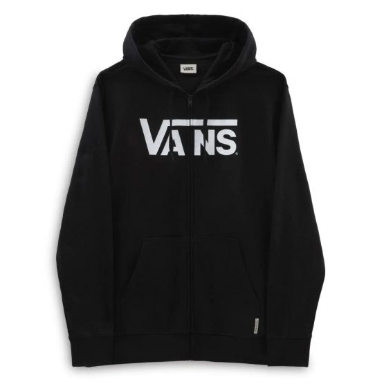 סווטשירט ואנס לילדים Vans Classic Zip - שחור/לבן