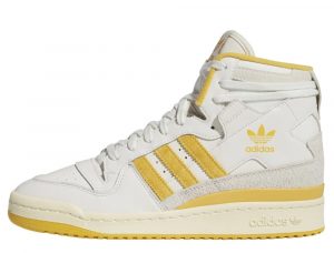 נעלי סניקרס אדידס לגברים Adidas Originals Forum 84 High - לבן צהבהב