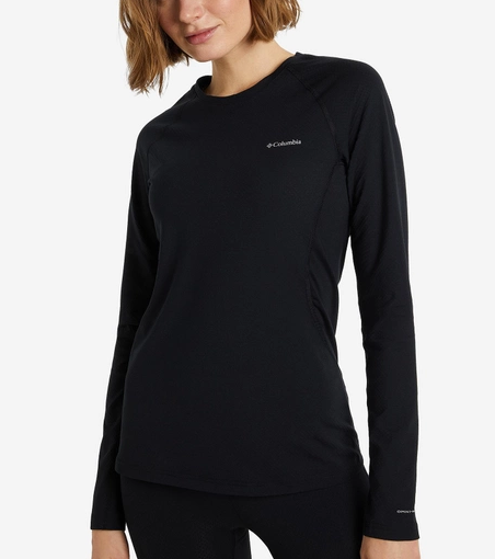 חולצת טי שירט ארוכות קולומביה לנשים Columbia Omni-Heat Infinity Knit - שחור