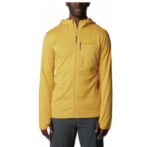 סווטשירט קולומביה לגברים Columbia Park View Fleece Full - צהוב
