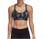 חולצת אימון אדידס לנשים Adidas ADIDAS BRA RACER AOP - אפור שחור