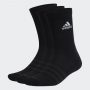 גרב אדידס לגברים Adidas CUSHIONED CREW SOCKS 3 PAIRS - שחור.