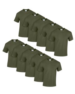 חולצת טי שירט soldiers לגברים soldiers Pack of 10 army t-shirts+ 2 a gift - ירוק