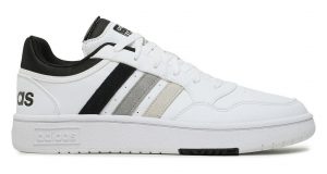 נעלי סניקרס אדידס לגברים Adidas hoops 3 - לבן משולב
