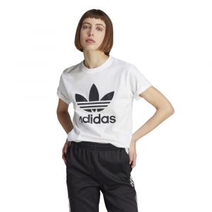 חולצת טי שירט אדידס לנשים Adidas Adicolor Classics - לבן