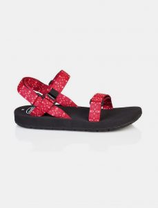 סנדלים שורש לנשים Source sandal - אדום שחור