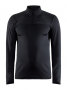 חולצת אימון Craft לגברים Craft Core Gain Midlayer Half Zip - שחור