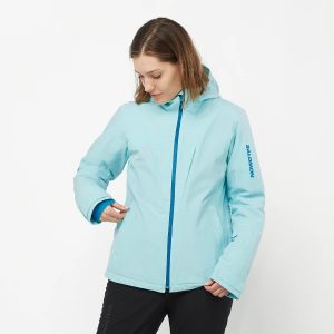 ג'קט ומעיל סלומון לנשים Salomon HIGHLAND JACKET - תכלת