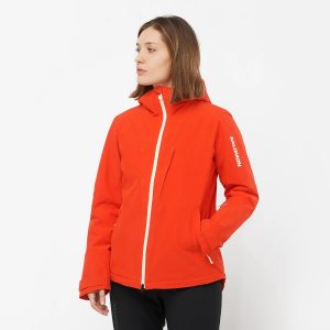 ג'קט ומעיל סלומון לנשים Salomon HIGHLAND JACKET - כתום