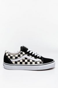 נעלי סניקרס ואנס לגברים Vans Old skool - שחור/לבן