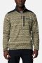 סווטשירט קולומביה לגברים Columbia Fleece sweater - ירוק/לבן/שחור