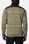 סווטשירט קולומביה לגברים Columbia Fleece sweater - ירוק/לבן/שחור