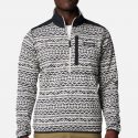 סווטשירט קולומביה לגברים Columbia Fleece sweater - שמנת