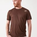 חולצת טי שירט VN לגברים VN 3 TSHIRTS BORDO - חום