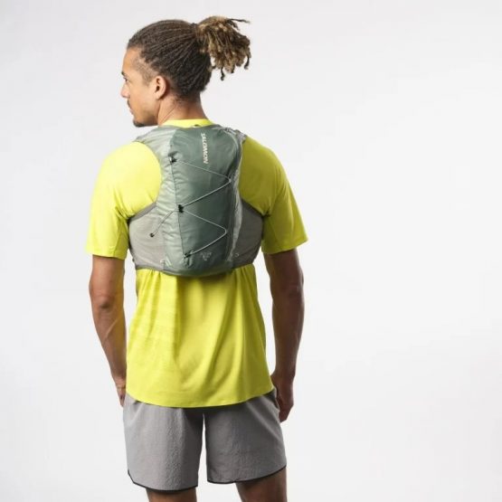 חגורת ריצה סלומון לגברים Salomon ACTIVE SKIN 8 - אפור ירוק