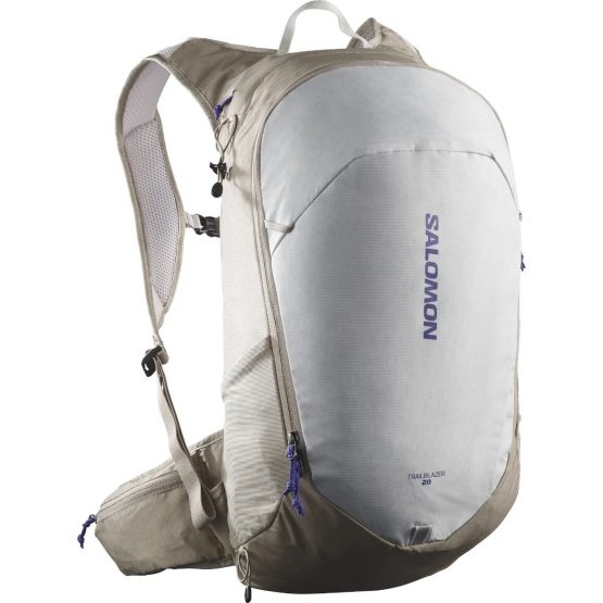 תיק סלומון לגברים Salomon TRAILBLAZER 20L - לבן/אפור