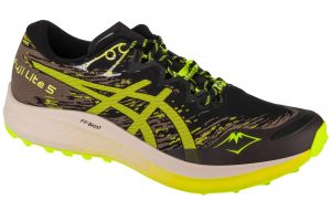 נעלי ריצה אסיקס לגברים Asics Fuji Lite 5 - שחור/צהוב