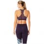 טופ וחולצת קרופ אסיקס לנשים Asics Wild Camo Bra - כחול/אפור