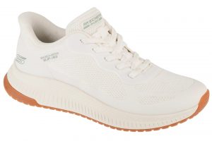 נעלי הליכה סקצ'רס לנשים Skechers Bobs Squad 4 - Staple Look - לבן