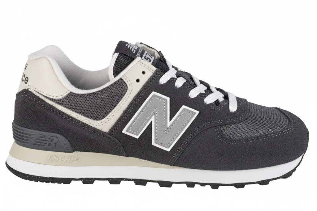 נעלי סניקרס ניו באלאנס לגברים New Balance U574ESJ - אפור כהה