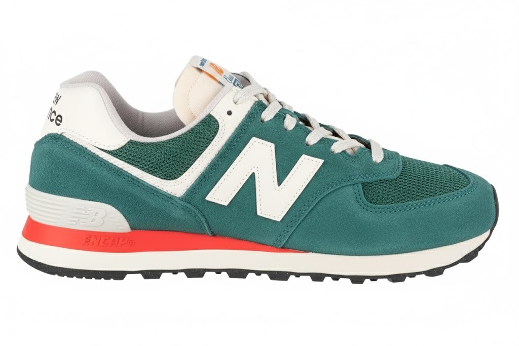 נעלי סניקרס ניו באלאנס לגברים New Balance U574ESJ – ירוק נעלי סניקרס ניו באלאנס לגברים New Balance U574ESJ - ירוק