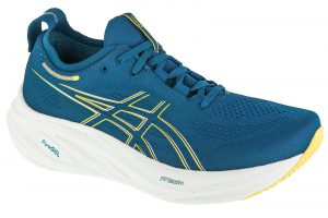נעלי ריצה אסיקס לגברים Asics Gel-Nimbus 26 - כחול/צהוב