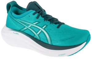 נעלי ריצה אסיקס לגברים Asics Gel-Nimbus 27 - טורקיז/לבן