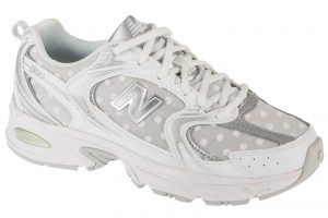 נעלי סניקרס ניו באלאנס לגברים New Balance  U530HFW - לבן/כסף