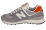 נעלי סניקרס ניו באלאנס לנשים New Balance WL574EVN - אפור/כתום