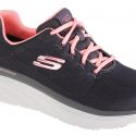 נעלי סניקרס סקצ'רס לנשים Skechers D' Lux Walker Get Oasis  - שחור/ורוד/לבן
