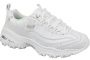 נעלי סניקרס סקצ'רס לנשים Skechers D'Lites - Fresh Start - לבן/כסף