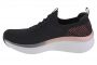 נעלי סניקרס סקצ'רס לנשים Skechers D'Lux Walker Let It Glow - שחור/ורוד/לבן