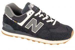 נעלי סניקרס ניו באלאנס לגברים New Balance U574R - שחור/לבן/אפור