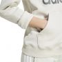 סווטשירט אדידס לנשים Adidas Essentials Big Logo W Hoodie - לבן/כסף